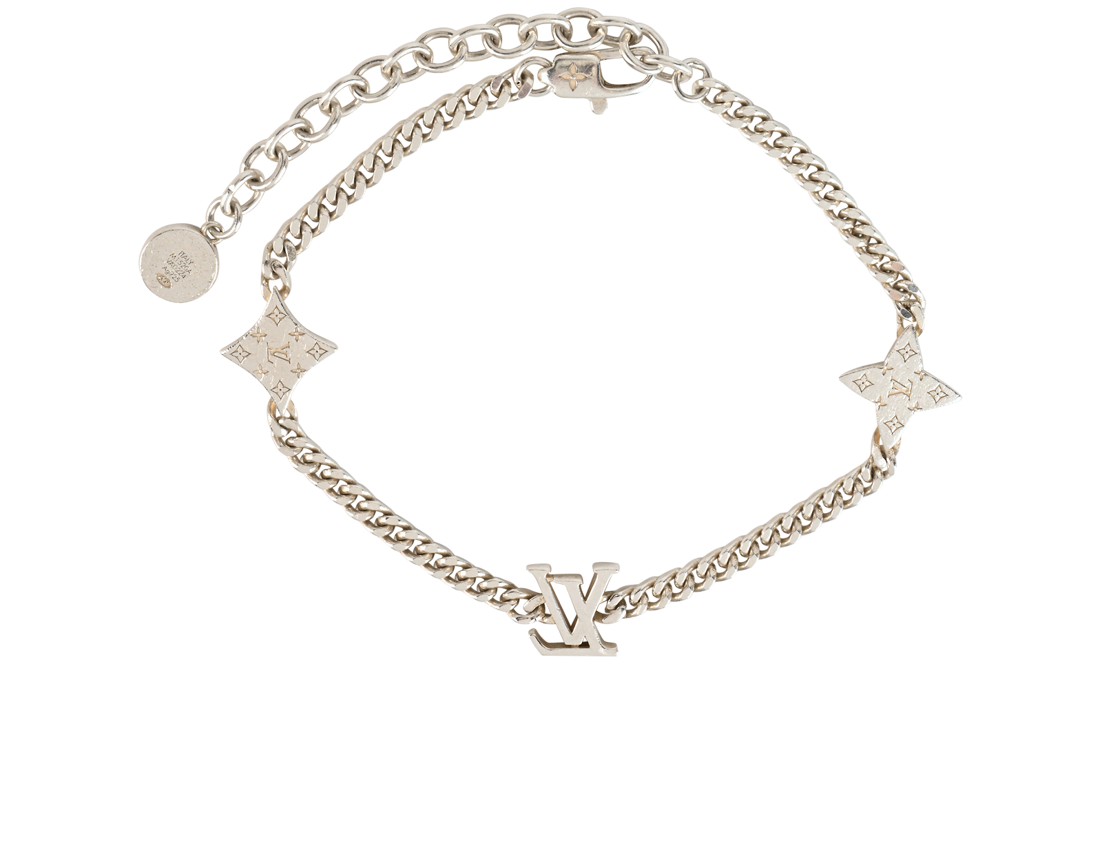 Louis Vuitton Spike Bracelet, &pound;230, Jewellery, Silver, Sterling Silver, Back view
