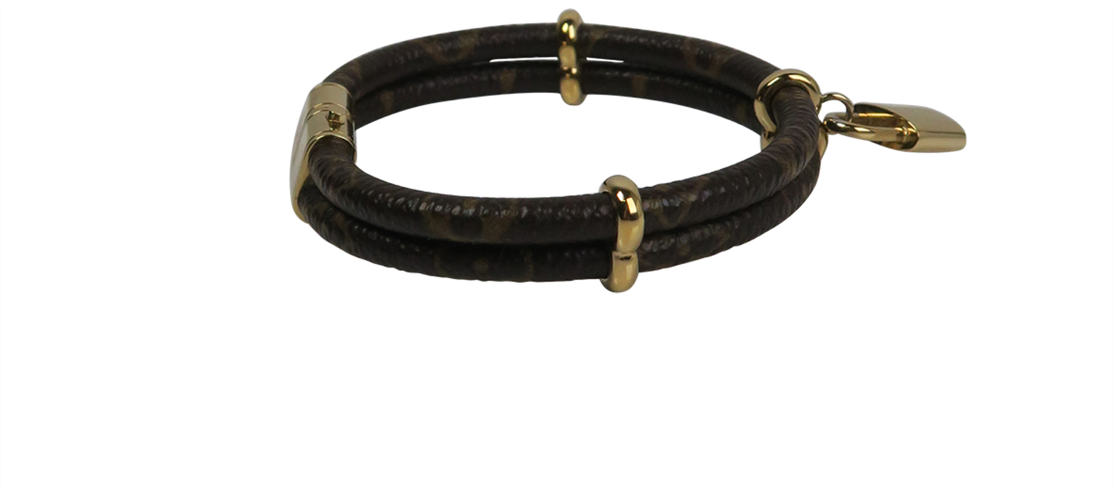 Louis Vuitton Keep It Twice Bracelet Brown Cloth ref.672328 - Joli Closet