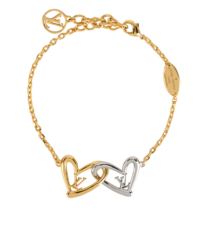 Louis Vuitton Fall in Love Bracelet, &pound;275, Jewellery, Gold/Silver, Brass, Front view