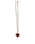 Louis Vuitton Inclusion Heart Necklace, front view