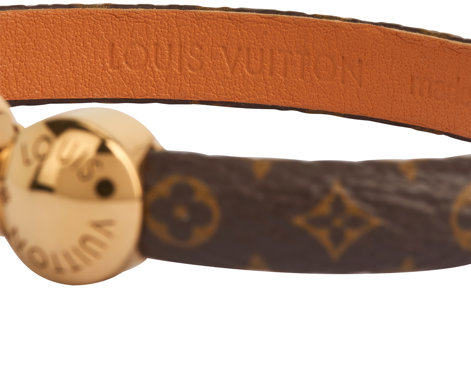 Louis Vuitton Mini Historic Bracelet, &pound;150, Jewellery, Brown, Canvas, Other view