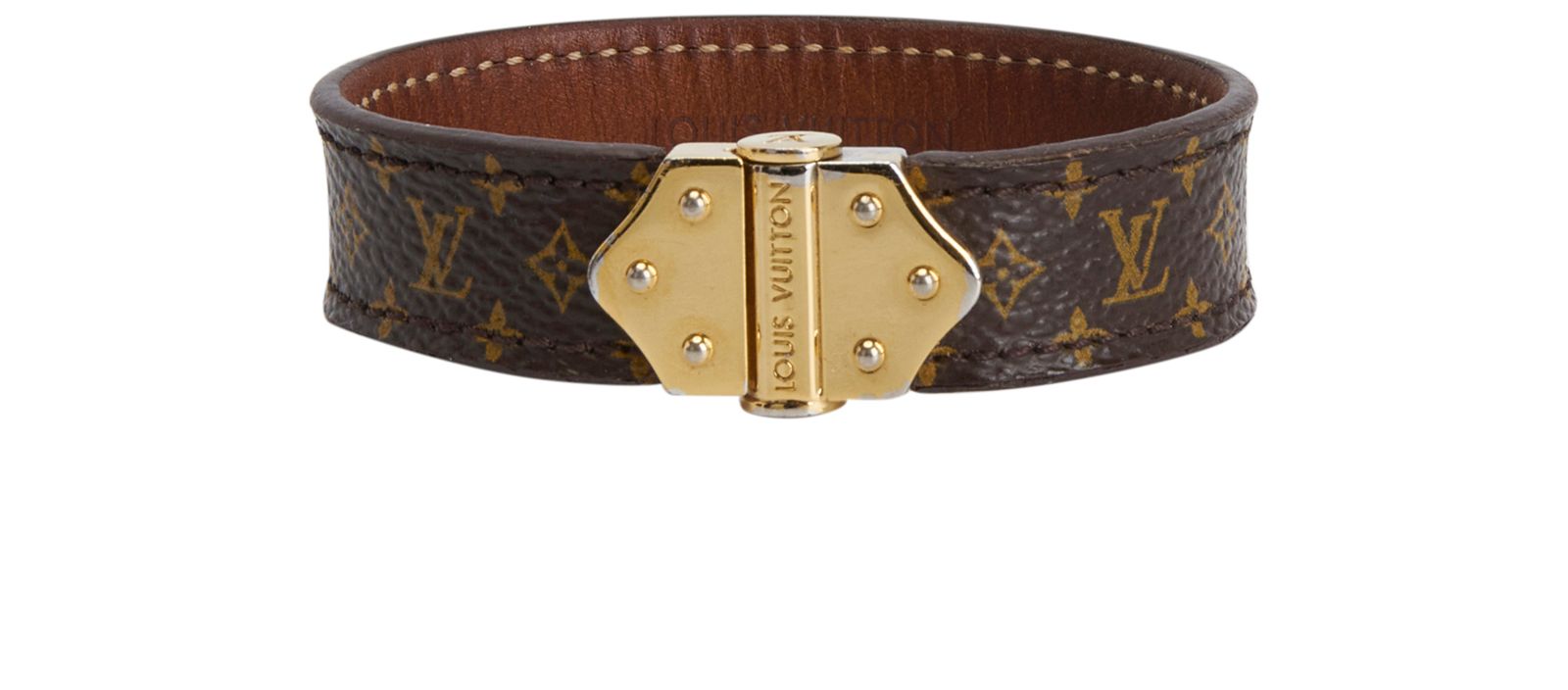 Buy Pre-Owned LOUIS VUITTON Nano Bracelet Monogram Canvas 17