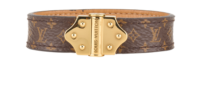 Louis Vuitton Nano Monogram Bracelet, &pound;150, Jewellery, Brown, Canvas, Front view