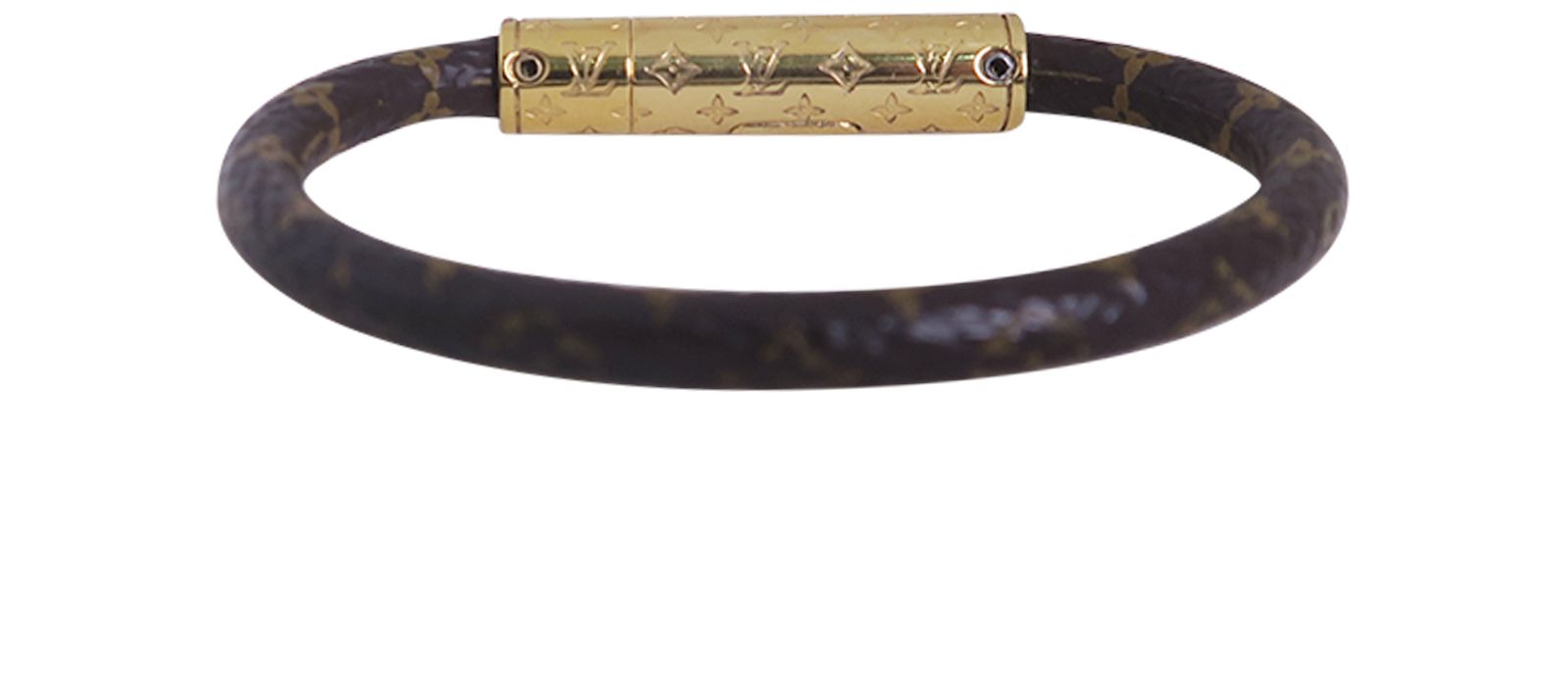 Preloved Louis Vuitton Confidential Bracelet Printed Enamel with Metal –  KimmieBBags LLC