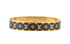 Louis Vuitton Nanogram Enamel Bracelet, &pound;380, Jewellery, Black/Gold, Enamel Coated Ceramic, Back view