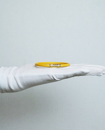 Louis Vuitton Keep It Bracelet, &pound;115, Jewellery, Yellow, Front view
