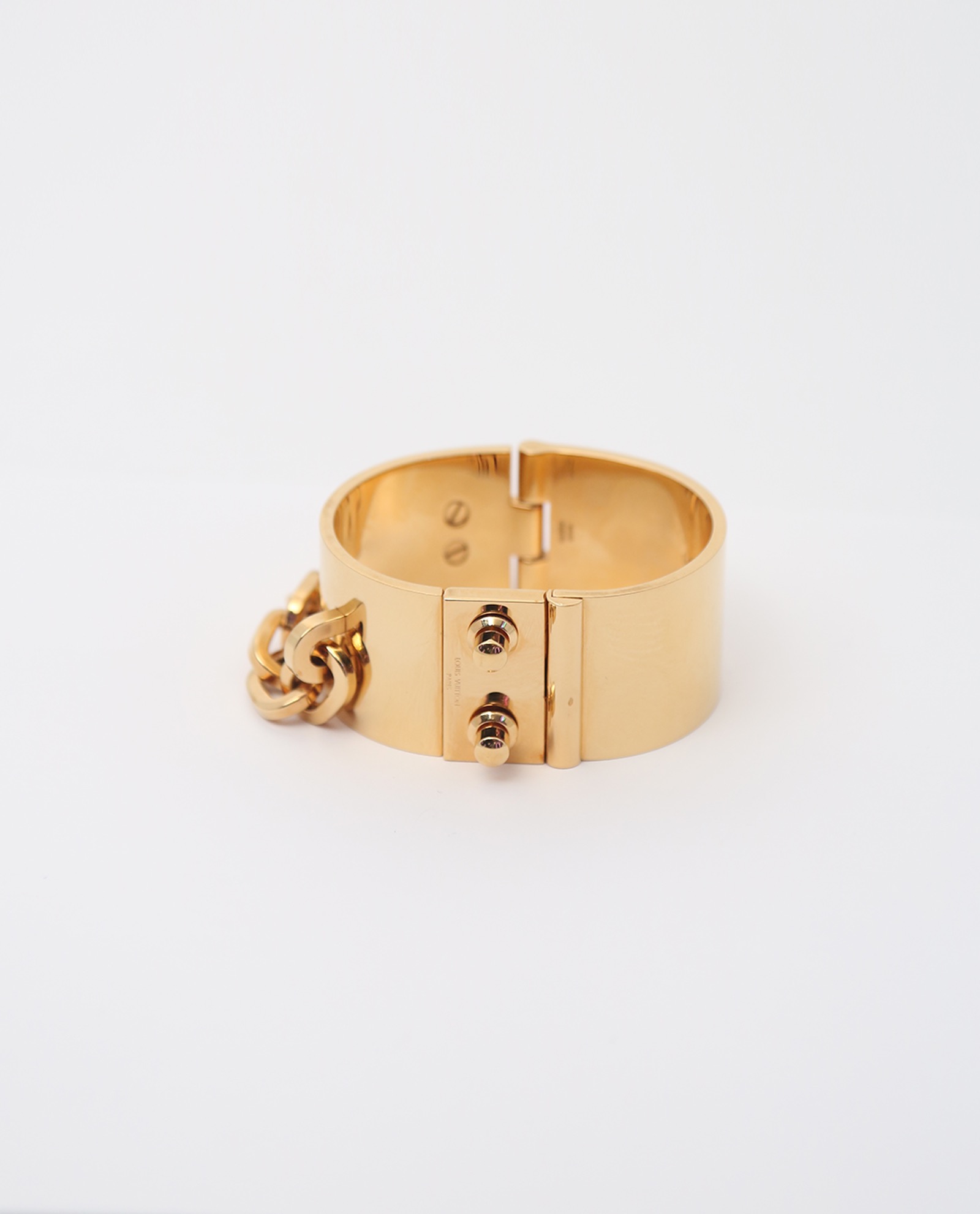 Louis Vuitton Vintage Crocodile Cuff Bracelet