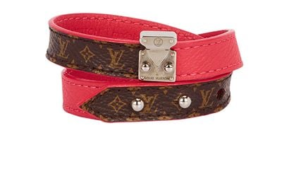 Louis Vuitton Monogram Lockit Bracelet, front view