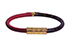 Confidential Bracelet, &pound;80, Jewellery, Brown/Red, Coated Canvas, Front view