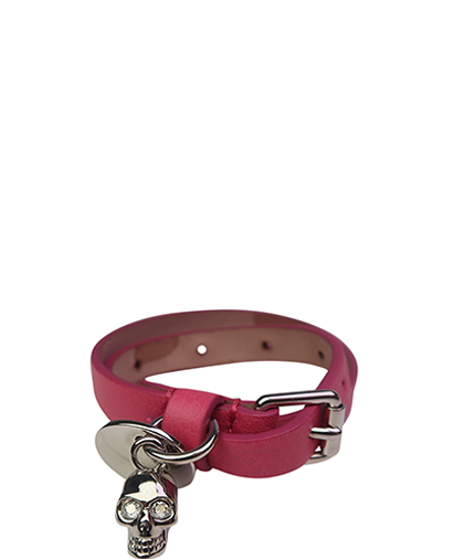 Alexander McQueen Skull Charm Wrap Bracelet, front view