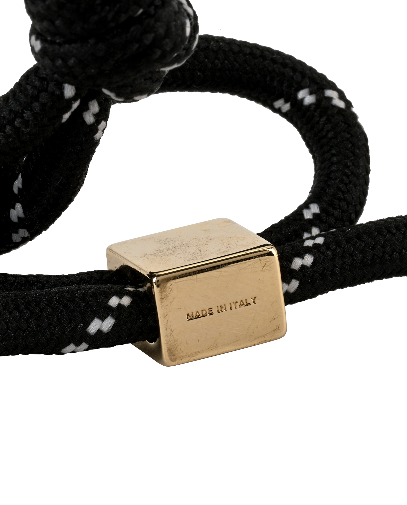Miu Miu Cord Bracelet, &pound;180, Jewellery, Black, Fabric, Other view