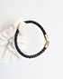 Mulberry Tubular Bracelet, &pound;35, Jewellery, Blue, Leather, Front view