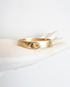 Mulberry Post-mans Lock Aged Rose Gold Bangle, front view