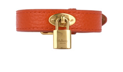 Mulberry Padlock Bracelet, Leather, Orange, MIV, B, 3*