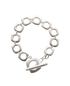 Tiffany Square Cushion Toggle Link Bracelet, front view