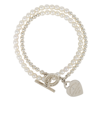 Tiffany Wrap Bead Bracelet, front view