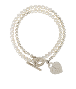 Tiffany Wrap Bead Bracelet, Sterling Silver, DB/B,2*