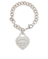 Tiffany XL Heart Tag Bracelet, front view