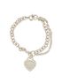Tiffany Double Chain Heart Bracelet, front view
