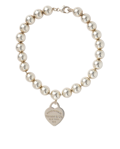 Tiffany & Co RTT Heart Tag Beaded Bracelet, front view