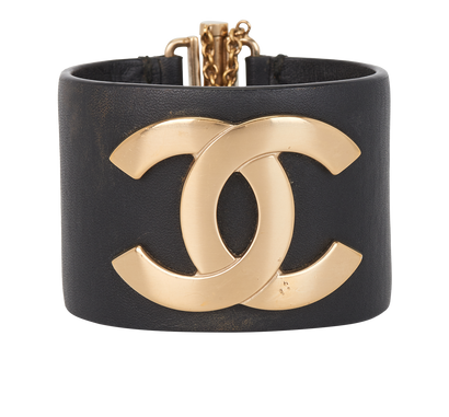Chanel B18C CC Cuff Bracelet, front view