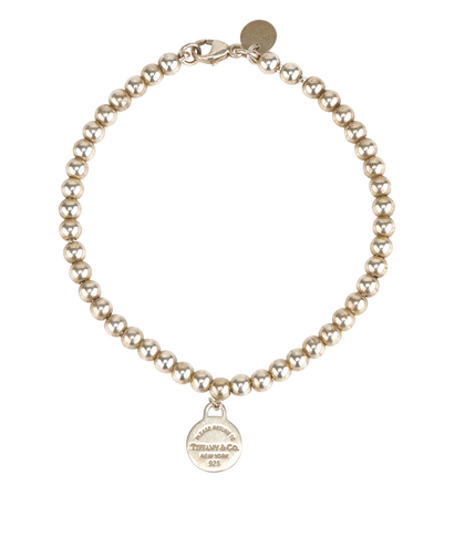 Tiffany & Co RTT Beaded Bracelet, &pound;160, Jewellery, Silver, Silver, Front view