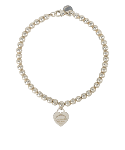 Tiffany&Co Heart Tag Bracelet, front view
