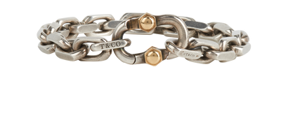 Tiffany Makers Wide Chain Bracelet, £795, Jewellery, Silver, Sterling Silver, Front view