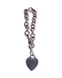 Tiffany Plain Heart Tag Bracelet, back view