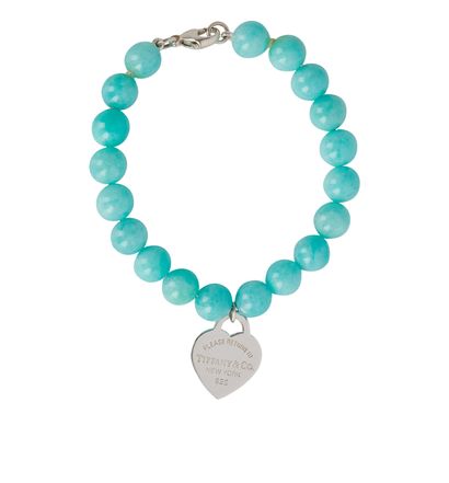 Tiffany Beads Heart Bracelet, front view