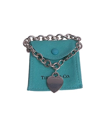 Tiffany Heart Tag Bracelet, front view