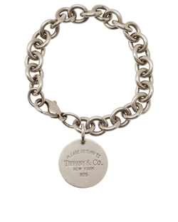 Tiffany & Co Round Return To Tiffany Tag Bracelet, Silver 925, DB/B, 1*