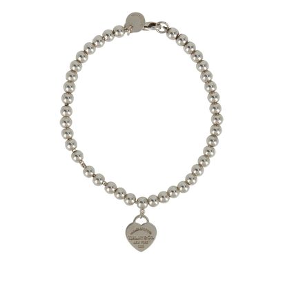 Tiffany & Co Heart Tag Bead Bracelet, front view