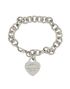 Tiffany Heart Tag Charm Bracelet, front view