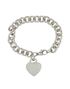 Tiffany Heart Tag Charm Bracelet, back view