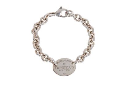 Tiffany Oval Tag Bracelet, front view