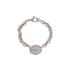 Tiffany Oval Tag Bracelet, front view
