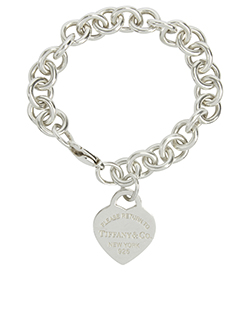 Tiffany - Return to Tiffany Charm Bracelet, Metal, Silver, AG925, Db/B, 3*