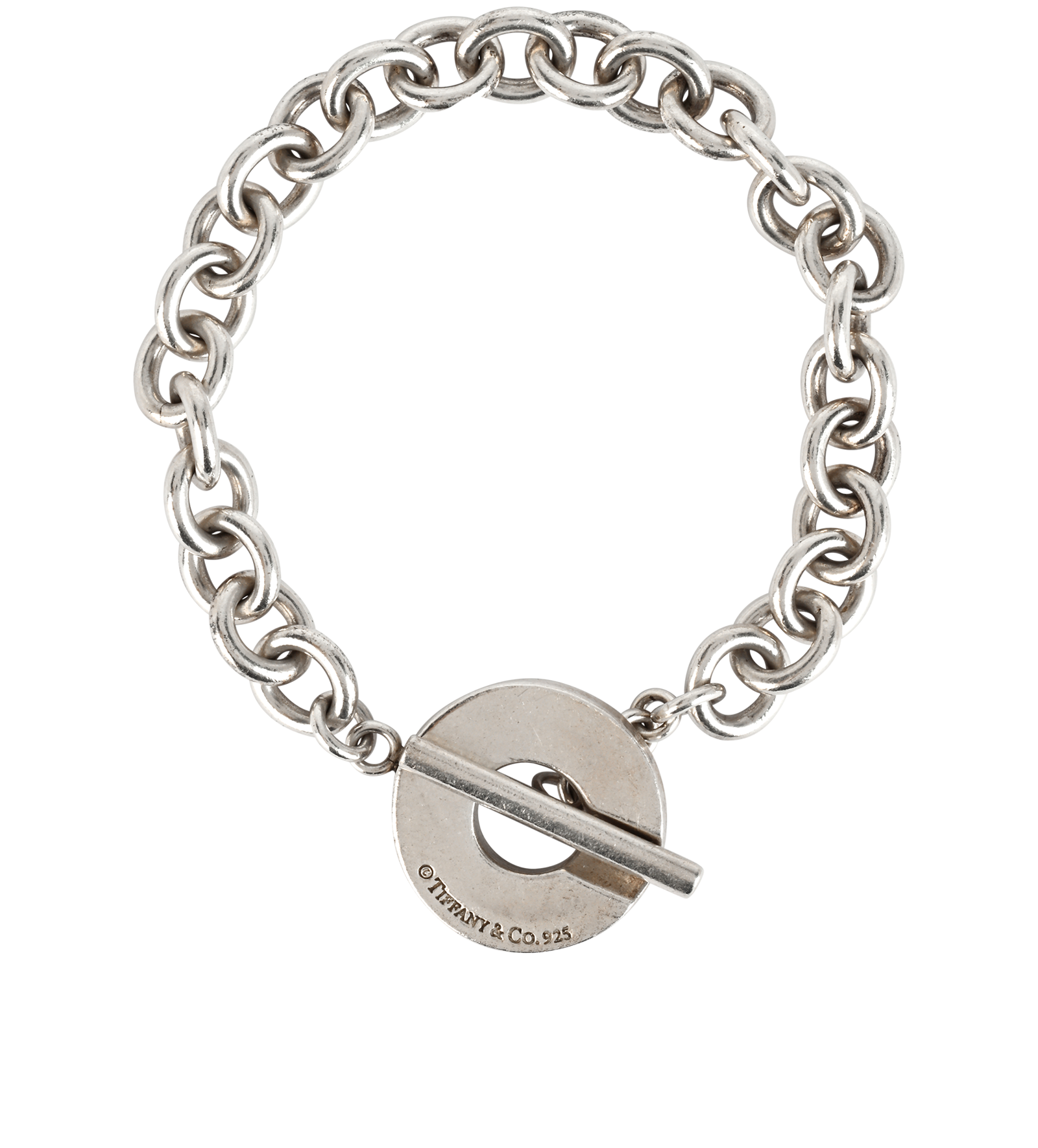 Tiffany & Co Chain Link Bracelet, &pound;195, Jewellery, Silver, Sterling Silver, Back view