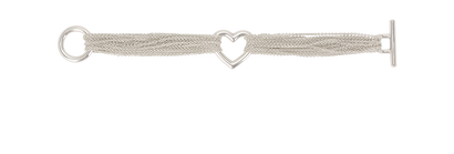 Tiffany & Co Open heart Multi Chain Bracelet, front view