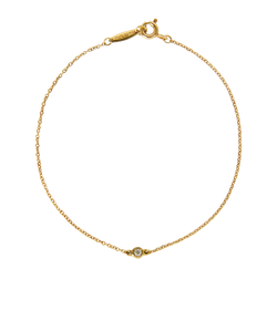 Tiffany Elsa Peretti By The Yard Bracelet,18K Yellow Gold/Diamond,B/C, 3*