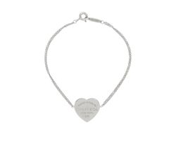 Tiffany Return To Tiffany Large Heart Tag Bracelet, Sterling Silver 925, D