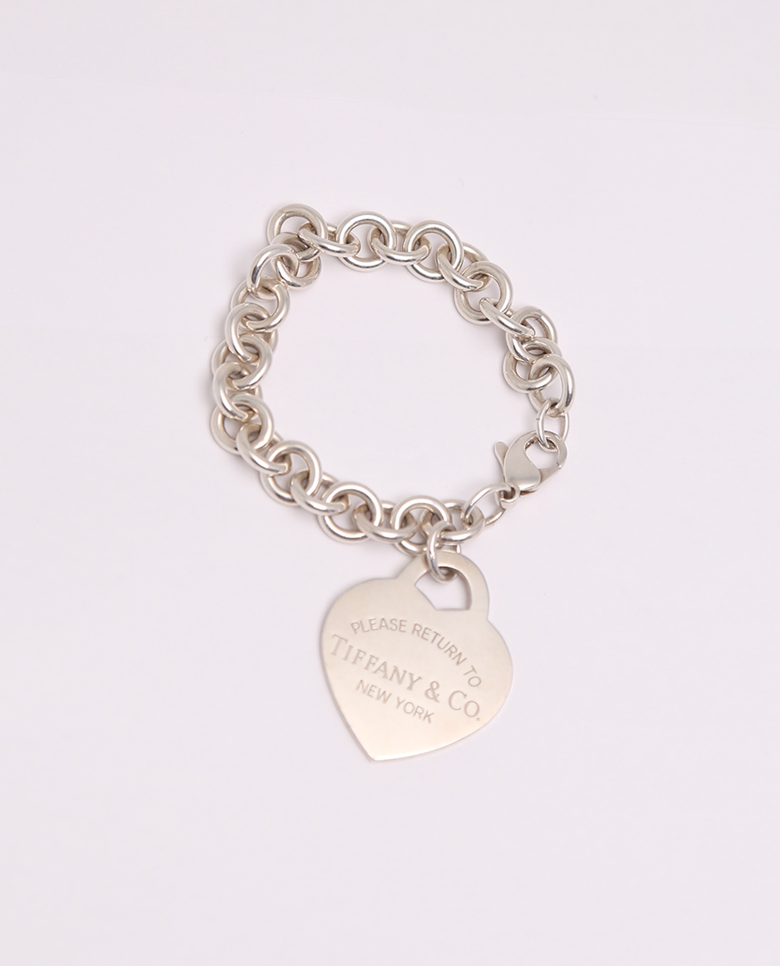 tiffany large heart tag bracelet