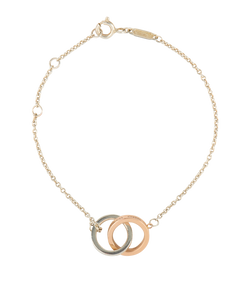 Tiffany Interlocking Circles Chain Bracelet,Sterling Silver/Metal,B,3*