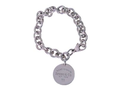 Tiffany Circle Tag Bracelet, front view