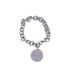 Tiffany Circle Tag Bracelet, front view