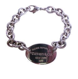 Tiffany&Co Ultra Oval Bracelet, Sterling silver, 925, DB,3