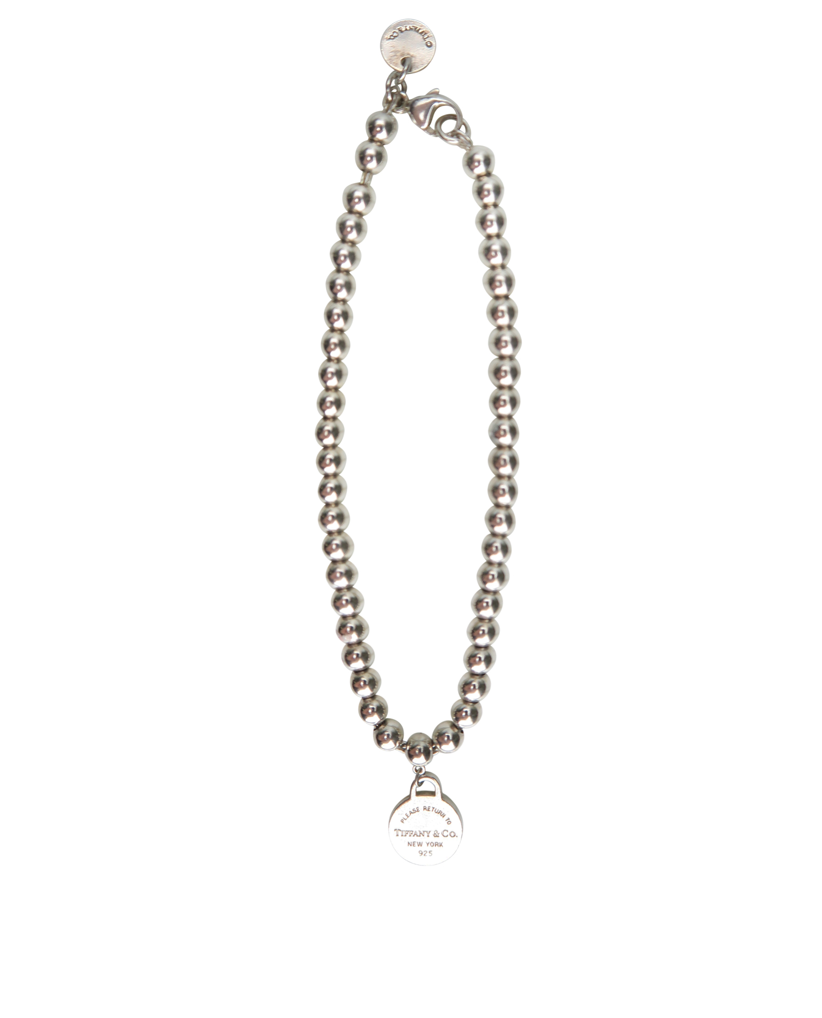 Tiffany 'Return to Tiffany' Round Tag Bead Bracelet, Bracelets