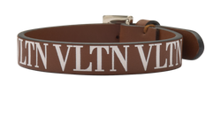 Valentino VLTN Bracelet, Leather, Brown, MII, DB/B, 3*