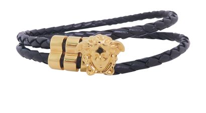 Versace Medusa Braided Bracelet, front view